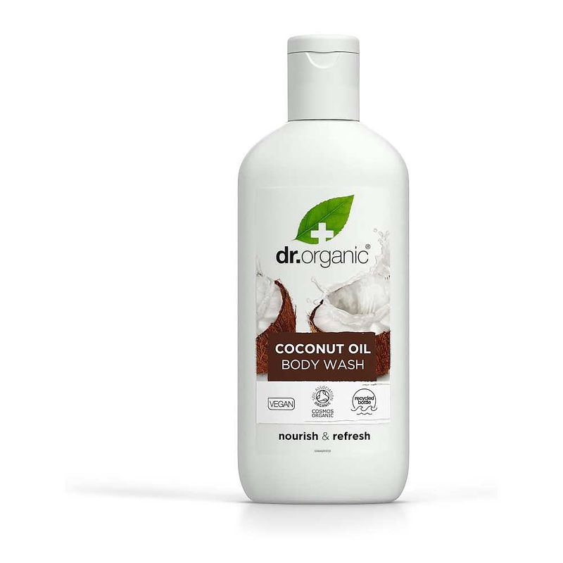 Foto van Dr organic kokosolie bodywash