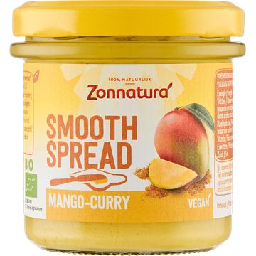 Foto van 2e halve prijs | zonnatura smooth spread mangocurry 140g aanbieding bij jumbo