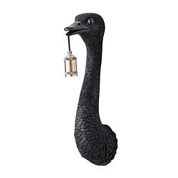 Foto van Light & living ostrich wandlamp zwart