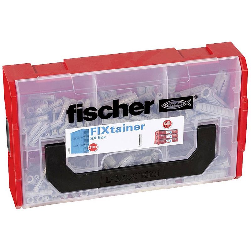 Foto van Fischer fischer fixtainer - sx plugassortiment 534090 190 stuk(s)