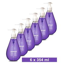 Foto van Method handzeep - french lavender - voordeelverpakking 6 x 354 ml