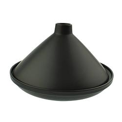 Foto van Orange85 tajine pan - voor stoofgerechten - mat zwart - 24 cm - keramiek