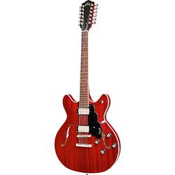 Foto van Guild newark st. collection starfire i-12 cherry red 12-snarige semi-akoestische gitaar