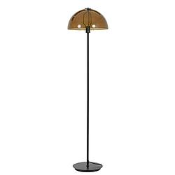 Foto van Light & living - vloerlamp mellan - 40x40x160cm - bruin