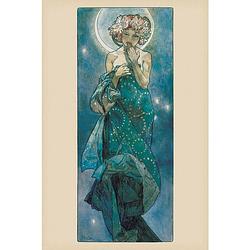 Foto van Pyramid mucha moon poster 61x91,5cm