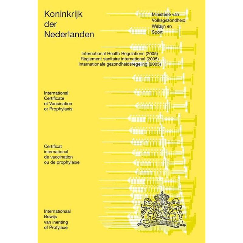 Foto van Nederlands vaccinatieboek 10 ex