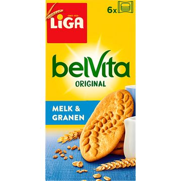 Foto van Liga belvita melk & granen koekjes 300g bij jumbo