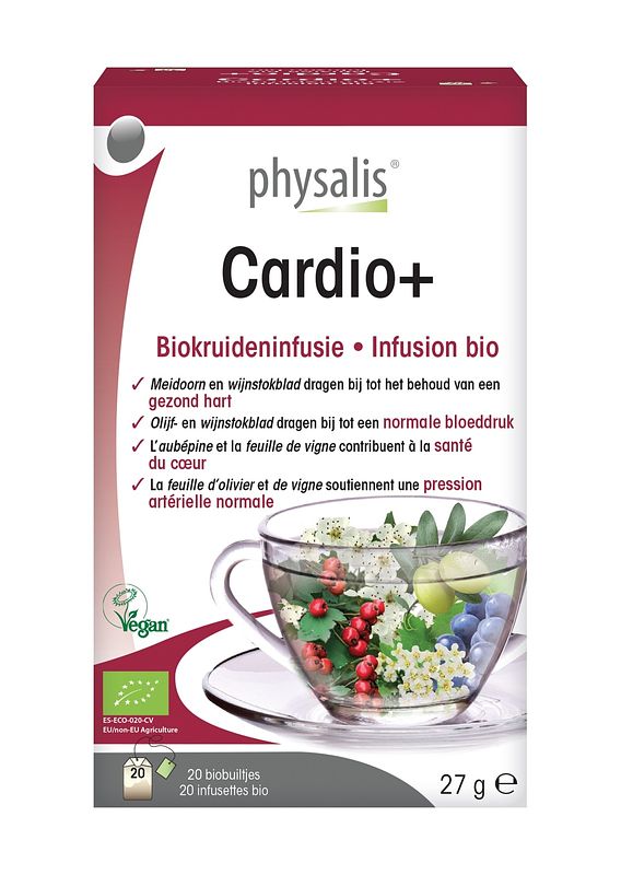 Foto van Physalis cardio plus biokruideninfusie biobuiltjes