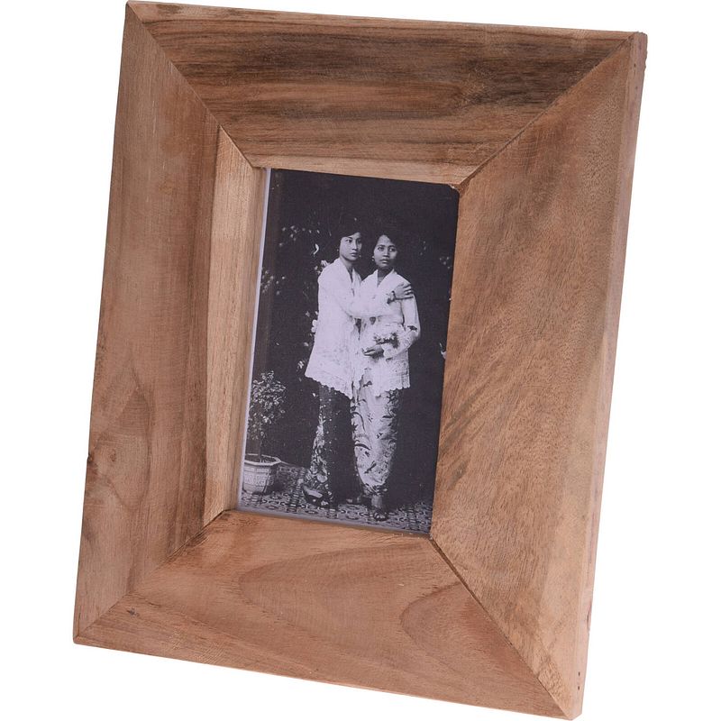 Foto van Relaxwonen - fotolijst teak - massief teakhout - 27.5 x 22 x 4 cm