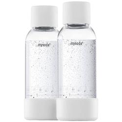Foto van Mysoda pet-fles 0,5l bottle 2 pack white wit