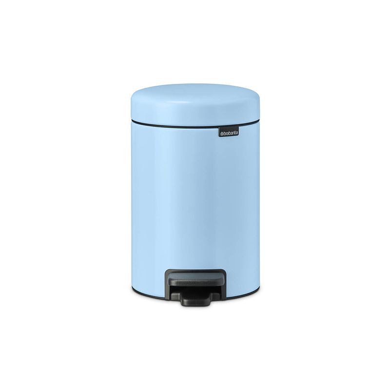 Foto van Brabantia newicon pedaalemmer 3 liter met kunststof binnenemmer - dreamy blue