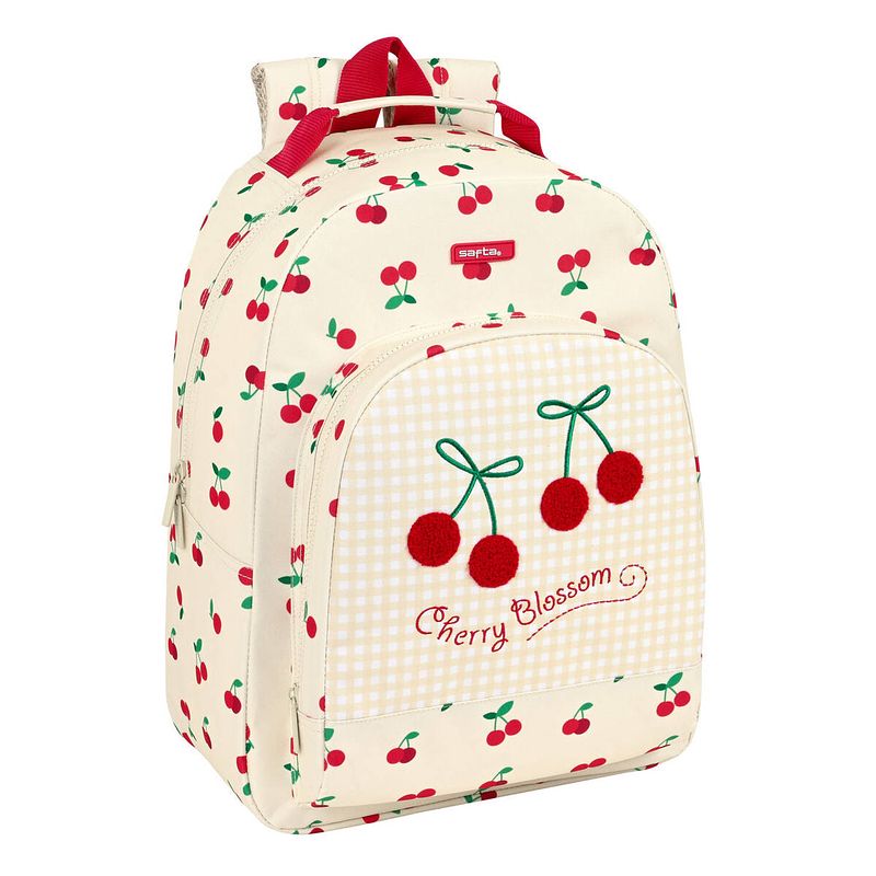 Foto van Schoolrugzak safta cherry beige (32 x 42 x 15 cm)