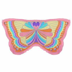 Foto van Roze regenboog vlinder vleugels voor kinderen - verkleedattributen