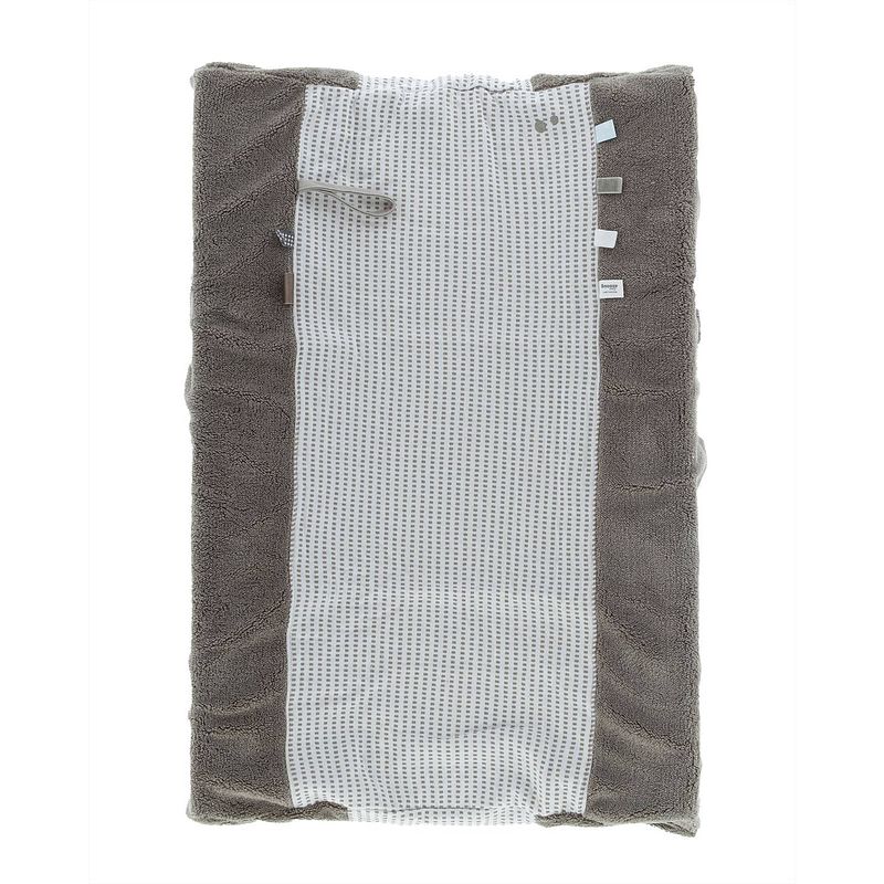 Foto van Snoozebaby organisch aankleedkussenhoes warm brown - 45x70 cm