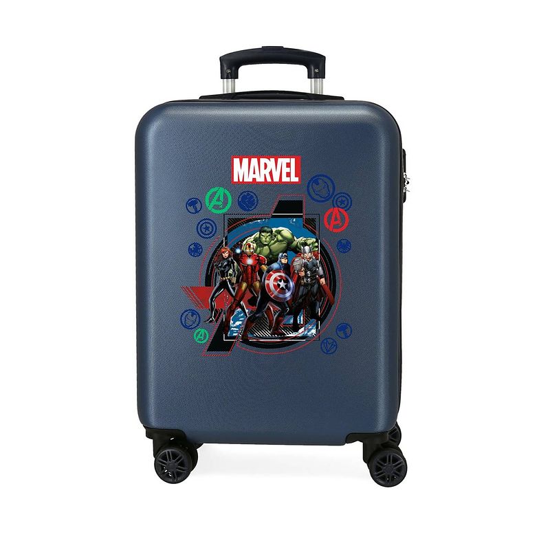 Foto van Marvel avengers abs 55 cm jongens kinderkoffer warpath