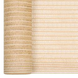 Foto van The living store hdpe privacynet - beige - 1.8 x 50 m - 195 g/m² - schimmel- en uv-bestendig