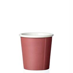 Foto van Viva - anytime anna papercup porselein 80 ml - porselein - rood