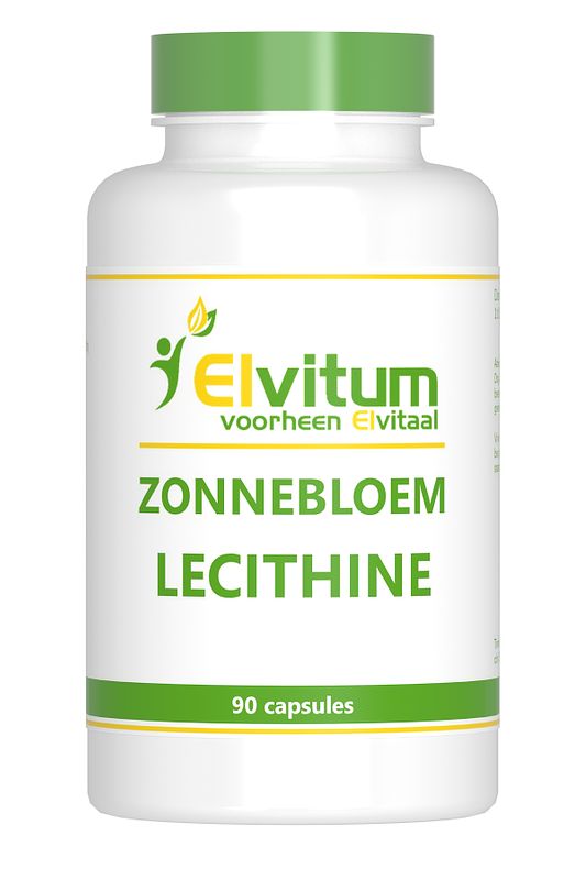 Foto van Elvitum zonnebloem lecithine capsules