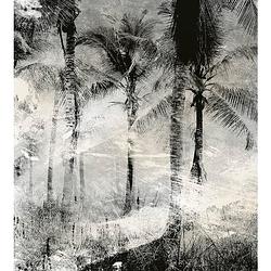 Foto van Dimex palm trees abstract fotobehang 225x250cm 3-banen