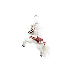 Foto van Steiff kerst ornament paard, wit