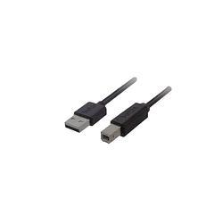 Foto van Belkin usb-kabel usb 2.0 usb-a stekker, usb-b stekker 4.80 m zwart vergulde steekcontacten, ul gecertificeerd f3u154bt4.8m