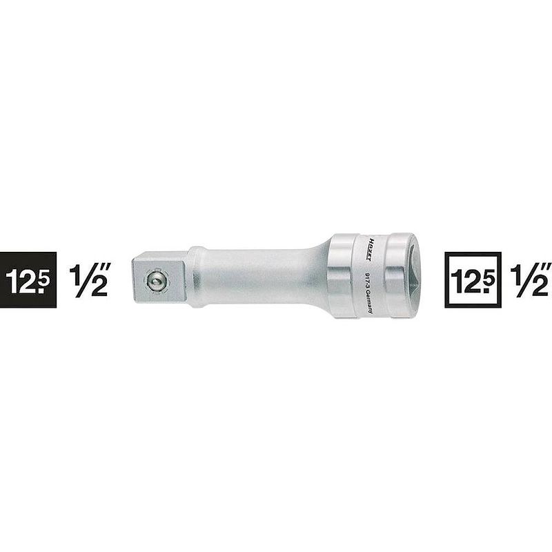 Foto van Hazet hazet 917-1 dopsleutelverlenging aandrijving 1/2 (12.5 mm) uitvoering 1/2 (12.5 mm) 45 mm 1 stuk(s)