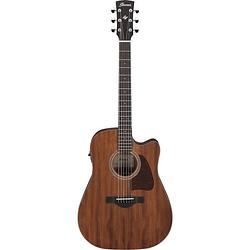 Foto van Ibanez aw247ce artwood open pore natural elektrisch-akoestische westerngitaar