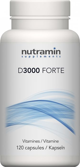 Foto van Nutramin d3000 forte capsules