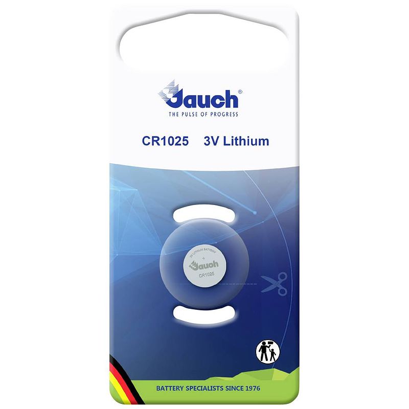 Foto van Cr1025 knoopcel lithium 3 v 30 mah jauch quartz 1 stuk(s)