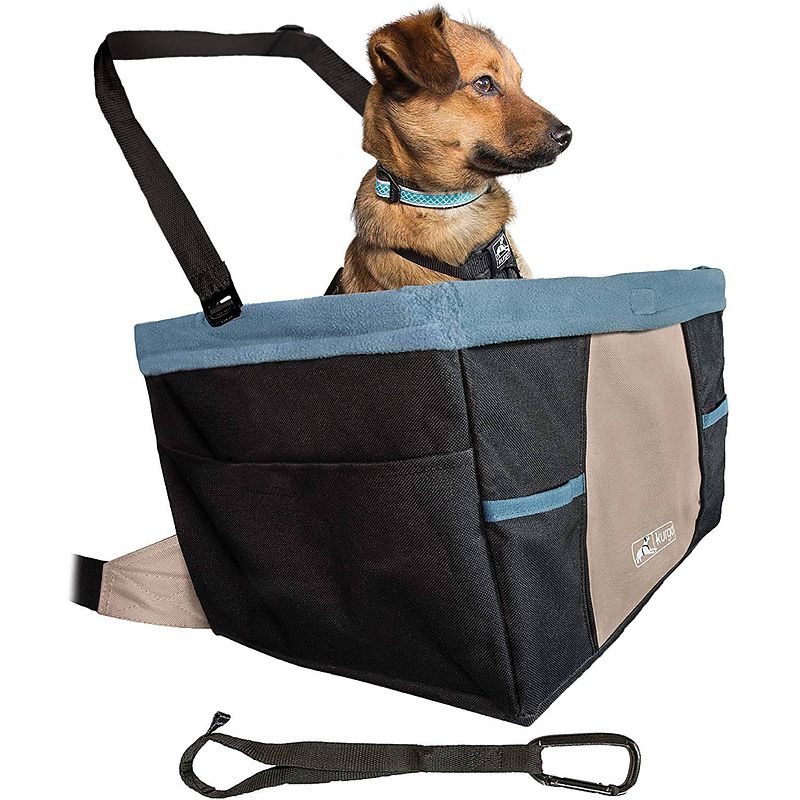 Foto van Kurgo autostoel hond 40,6 x 30,5 cm polyester zwart/blauw