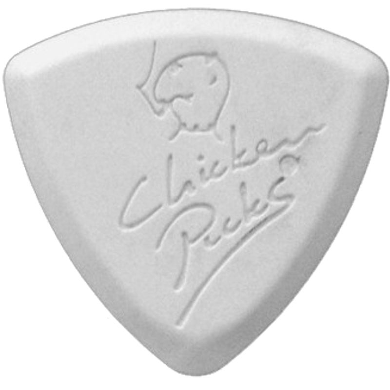 Foto van Chickenpicks tritone iii series bermuda iii 2.7 mm plectrums (3 stuks)