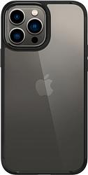 Foto van Spigen ultra hybrid apple iphone 13 pro max back cover transparant/zwart