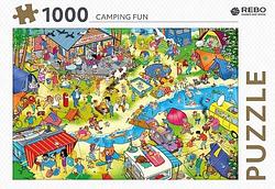 Foto van Rebo legpuzzel 1000 stukjes - camping fun - overig (8720387822591)