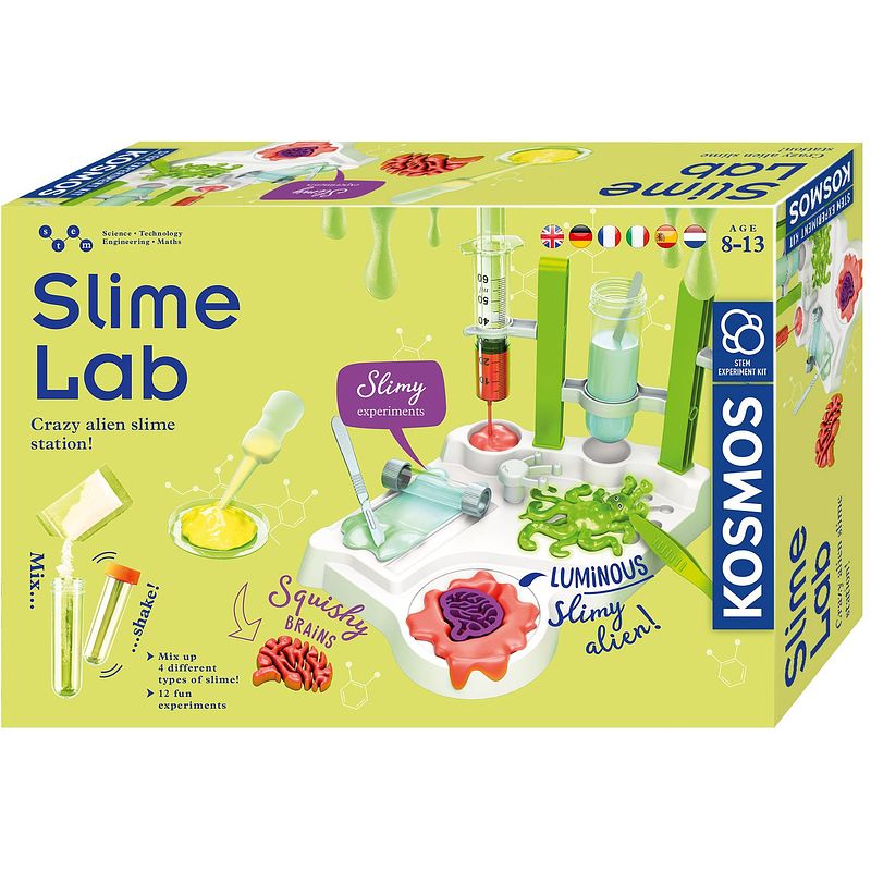 Foto van Kosmos wetenschapslab slime lab junior 4-delig