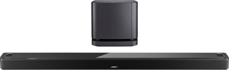 Foto van Bose smart ultra soundbar + bass module 500 zwart
