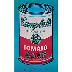 Foto van Andy warhol - campbell's soup kunstdruk 60x100cm