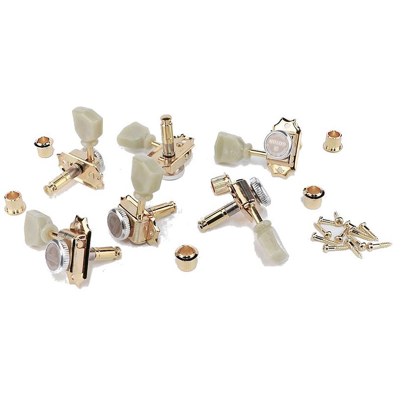 Foto van Gotoh sd-90 keystone mg-t gold locking stemmechanieken 3x3 (set van 6 stuks)