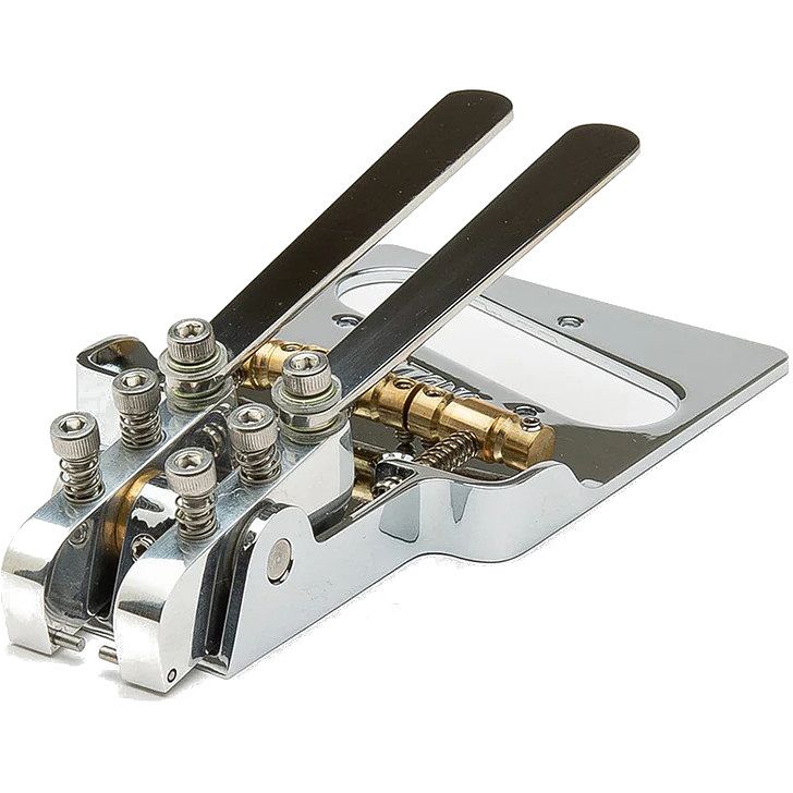 Foto van Certano t-bender b&g bender bridge gitaarbrug voor telecaster - chrome