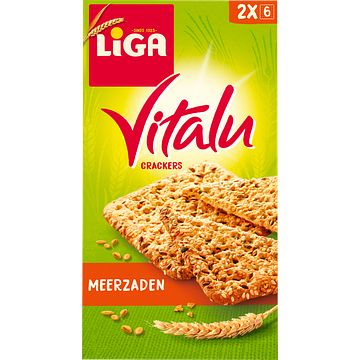 Foto van Liga vitalu crackers meerzaden 200g bij jumbo