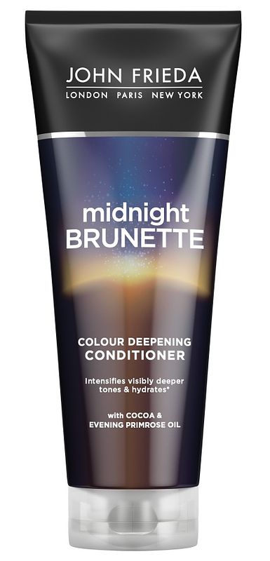 Foto van John frieda midnight brunette colour deepening conditioner