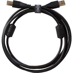 Foto van Udg u95001bl audio kabel usb 2.0 a-b recht zwart 1m