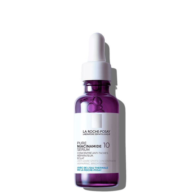 Foto van La roche-posay pure niacinamide 10 serum - helpt pigmentvlekken verminderen