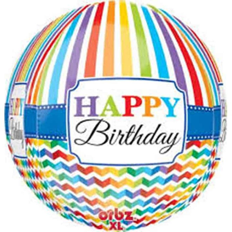 Foto van Folieballon happy birthday 40cm