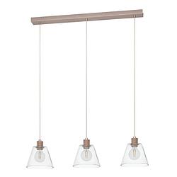 Foto van Eglo copley hanglamp - e27 - 90 cm - roségoud