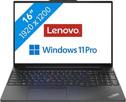 Foto van Lenovo thinkpad e16 gen 1 (intel) - 21jn00dkmh qwerty