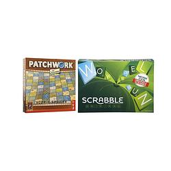 Foto van Spellenbundel - bordspel - 2 stuks - patchwork & scrabble original