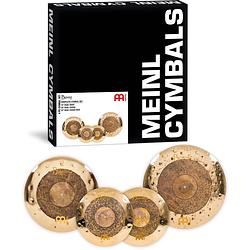 Foto van Meinl bdu-cs2 byzance dual complete cymbal set bekkenset 15-18-22