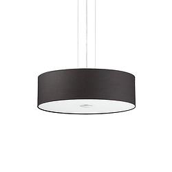 Foto van Landelijke hanglamp lampenbaas - woody - ideal lux - zwart - binnenverlichting - 4 lichtpunten - e27 fitting - 60w