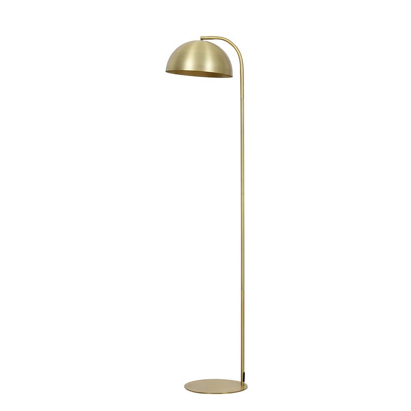 Foto van Light & living - vloerlamp mette - 37x30x155cm - goud