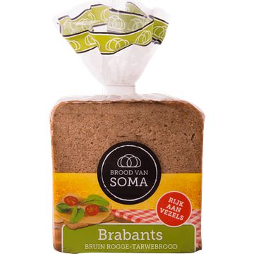 Foto van Brood van soma brabants bruin roggetarwebrood 400g bij jumbo